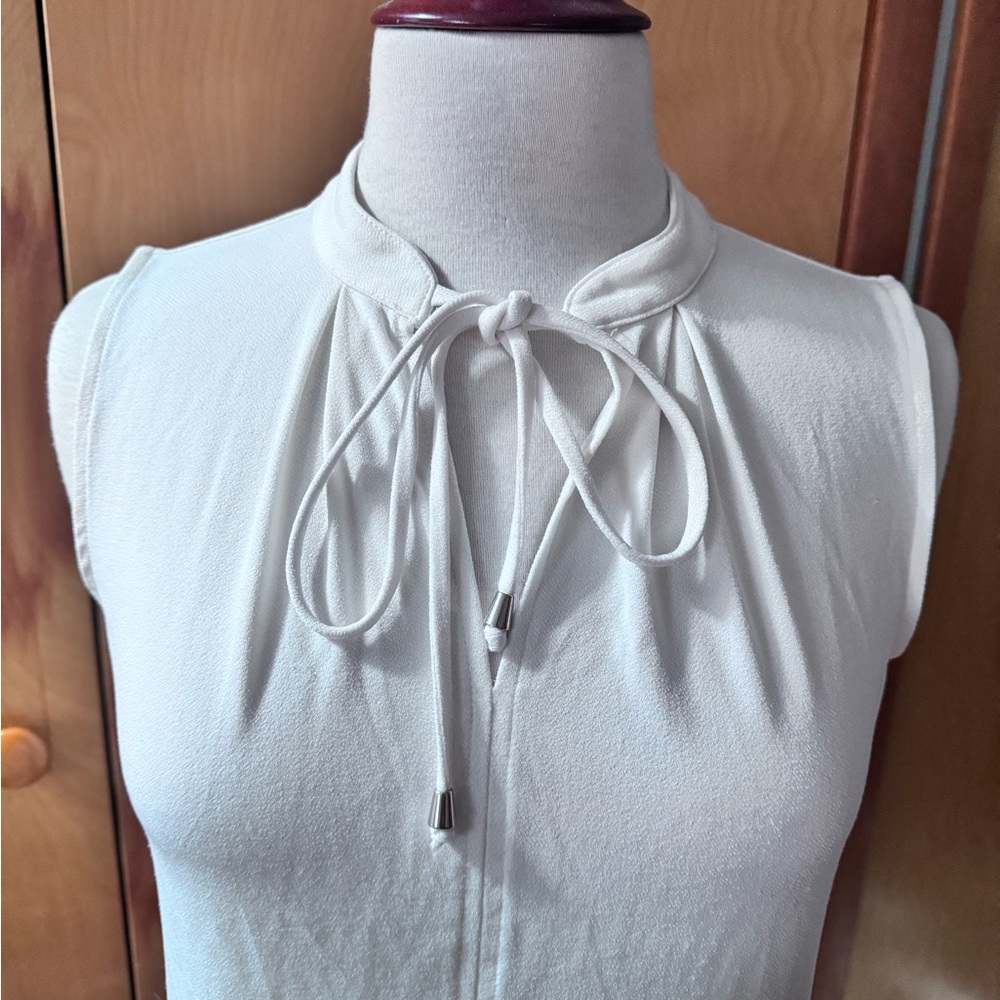 Banana Republic Crepey Ivory Top